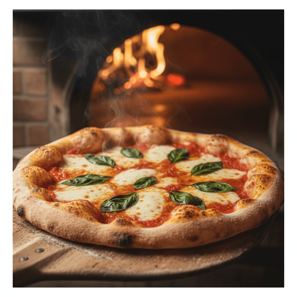 Carnivore pizza with bacon, beef, sausage, and ham