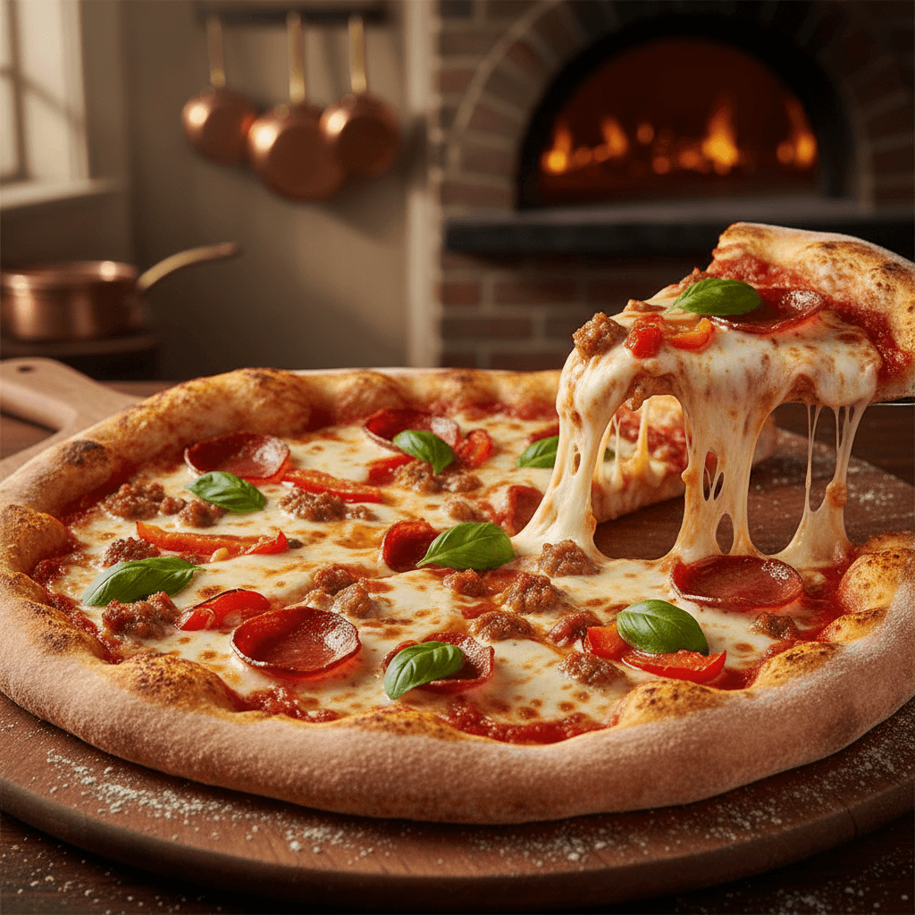 Speciale della Casa house special pizza